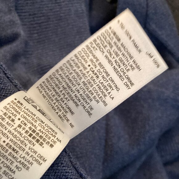 Amazon Essentials Heather Blue Cotton Cardigan Sweater XXL - Picture 12 of 13